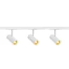 NOBLO SPOT, kit rail 1 allumage, blanc, LED, 22,5W, 2700K, 2 rails de 1m, 3 spots, 1 connecteur et 2 embouts inclus