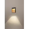 FLATT SENSOR, applique extérieure, anthracite/imitation bois, LED, 16W, 3000K/4000K, IP54, détecteur de mouvements