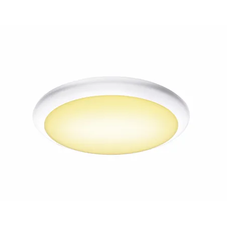 RUBA 27, applique et plafonnier extérieur, blanc, LED, 12W, 3000/4000K, IP65, plastique recyclé, interrupteur CCT