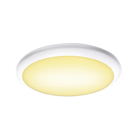 RUBA 42, applique et plafonnier extérieur, blanc, LED, 22W, 3000/4000K, IP65, plastique recyclé, interrupteur CCT
