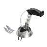 NEW TRIA 68, encastré de plafond intérieur, simple, rond, alu brossé, GU10/QPAR51, 50W max, clips/lames ressorts