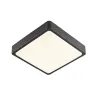 AINOS, applique et plafonnier extérieur, carré, anthracite, LED, 18W, 3000K/4000K, IP65, détecteur de mouvement