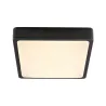 AINOS, applique et plafonnier extérieur, carré, anthracite, LED, 18W, 3000K/4000K, IP65, détecteur de mouvement