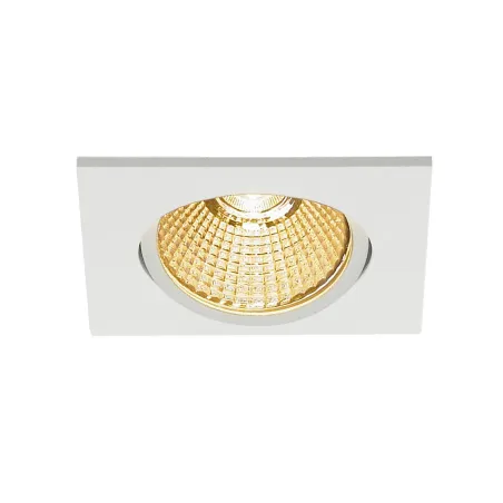 NEW TRIA 68, encastré de plafond intérieur, simple, carré, blanc mat, LED, 11W, 2700K, clips ressorts, variable