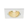NEW TRIA 68, encastré de plafond intérieur, simple, carré, blanc mat, LED, 11W, 2700K, clips ressorts, variable