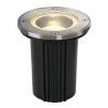 DASAR® EXACT 116, encastré de sol extérieur, rond, inox brossé, GU10/QPAR51, 35W max, IP67, collerette inox 316