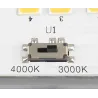 SIGHT TRACK, spot pour rail 3 allumages intérieur, blanc, LED, 39W, 3000/4000K, interrupteur CCT, variable Dali
