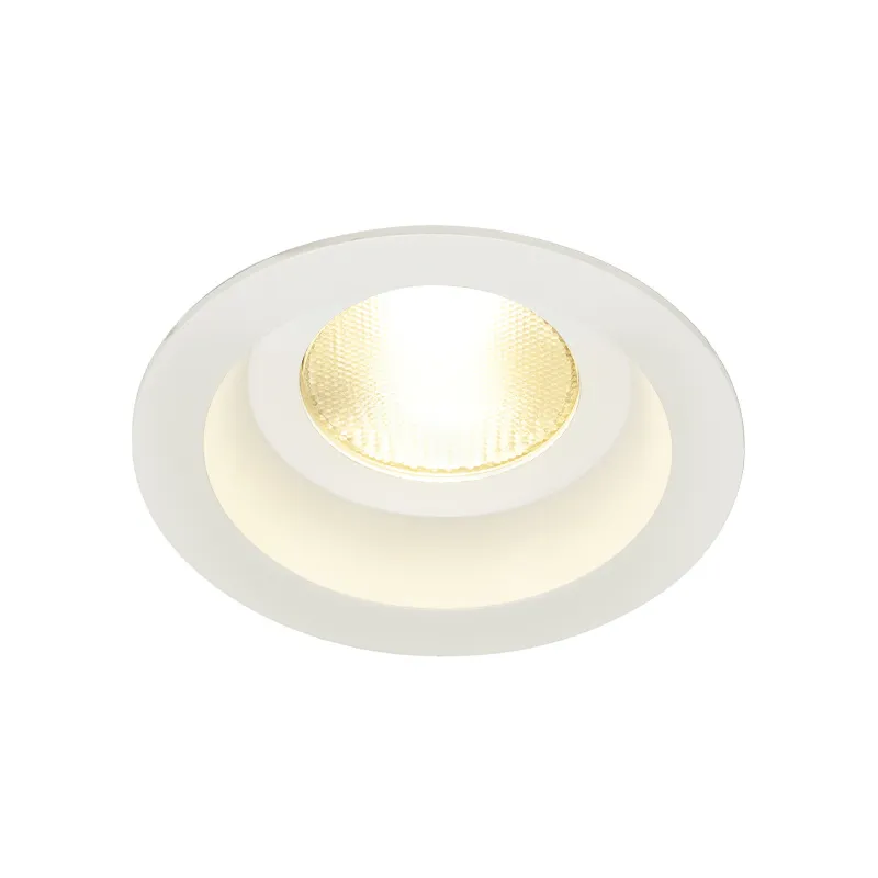 CONTONE®, encastré de plafond intérieur, rond, fixe, blanc, LED, 16W, 2000K-3000K, IP44, Dim to warm, variable