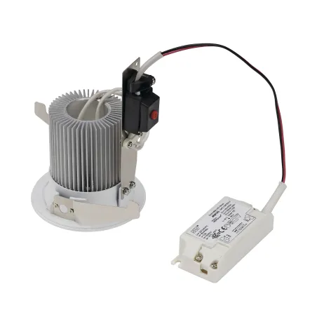 CONTONE®, encastré de plafond intérieur, rond, fixe, blanc, LED, 16W, 2000K-3000K, IP44, Dim to warm, variable