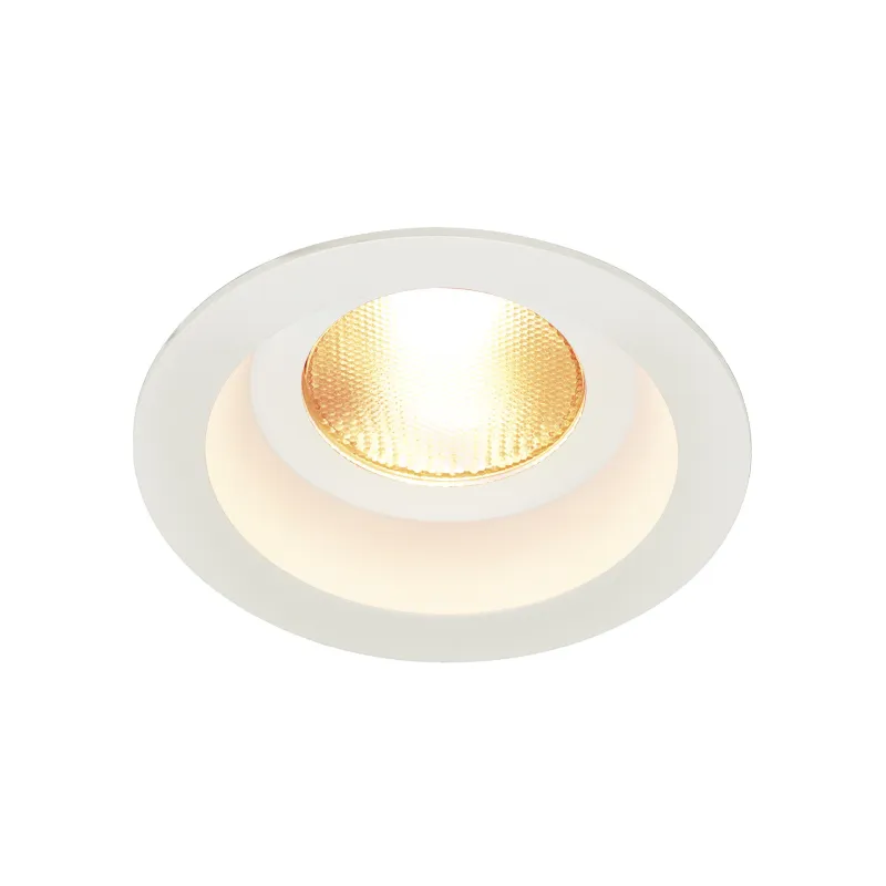 CONTONE®, encastré de plafond intérieur, rond, fixe, blanc, LED, 16W, 2000K-3000K, IP44, Dim to warm, variable