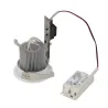 CONTONE®, encastré de plafond intérieur, rond, inclinable, blanc, LED, 16W, 2000K-3000K, Dim to warm, variable