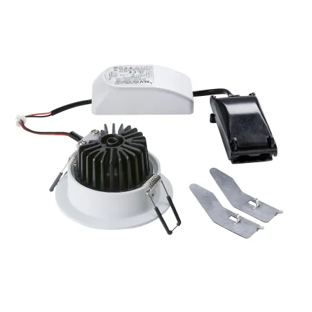 NEW TRIA 68, encastré de plafond intérieur, simple, rond, blanc mat, LED, 11W, 2700K, clips ressorts, variable