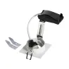 NEW TRIA 68, encastré de plafond intérieur, simple, carré, blanc, GU10/QPAR51, 50W max, clips/lames ressorts