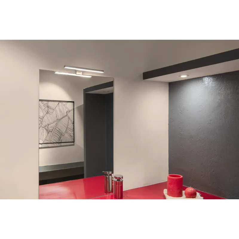 NEW TRIA 68, encastré de plafond intérieur, simple, carré, noir, GU10/QPAR51, 50W max, clips/lames ressorts