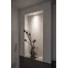 NEW TRIA 78, encastré de plafond intérieur, simple, carré, alu brossé, GU10/QPAR51, 50W max, lames ressorts