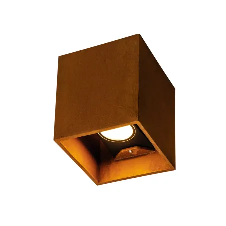 RUSTY© UP/DOWN, applique extérieure, carré, up/down, rouille, LED, 14W, 3000/4000K, IP65, interrupteur CCT
