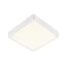 AINOS, applique et plafonnier extérieur, carré, blanc, LED, 18W, 3000K/4000K, IP65, détecteur de mouvement