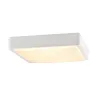 AINOS, applique et plafonnier extérieur, carré, blanc, LED, 18W, 3000K/4000K, IP65, détecteur de mouvement