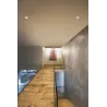 NEW TRIA 78, encastré de plafond intérieur, simple, rond, alu brossé, GU10/QPAR51, 50W max, lames ressorts