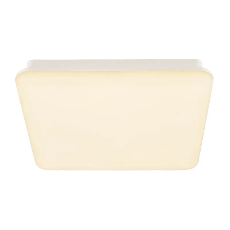 SIMA, applique et plafonnier intérieur, carré, blanc, LED, 24W, 3000K, IP44, plastique recyclé, variable