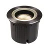 DASAR® 270, encastré de sol extérieur, symétrique, noir, LED, 30W, 3000K, IP65/IP67, collerette inox 316