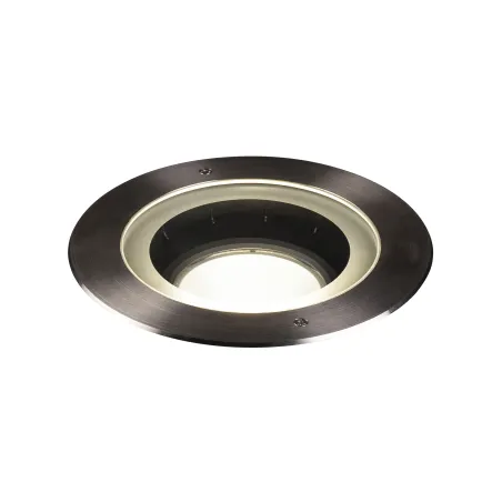 DASAR® 270, encastré de sol extérieur, symétrique, noir, LED, 30W, 4000K, IP65/IP67, collerette inox 316