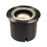 DASAR® 270, encastré de sol extérieur, symétrique, noir, LED, 30W, 4000K, IP65/IP67, collerette inox 316