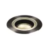 DASAR® 270, encastré de sol extérieur, symétrique, noir, LED, 30W, 4000K, IP65/IP67, collerette inox 316