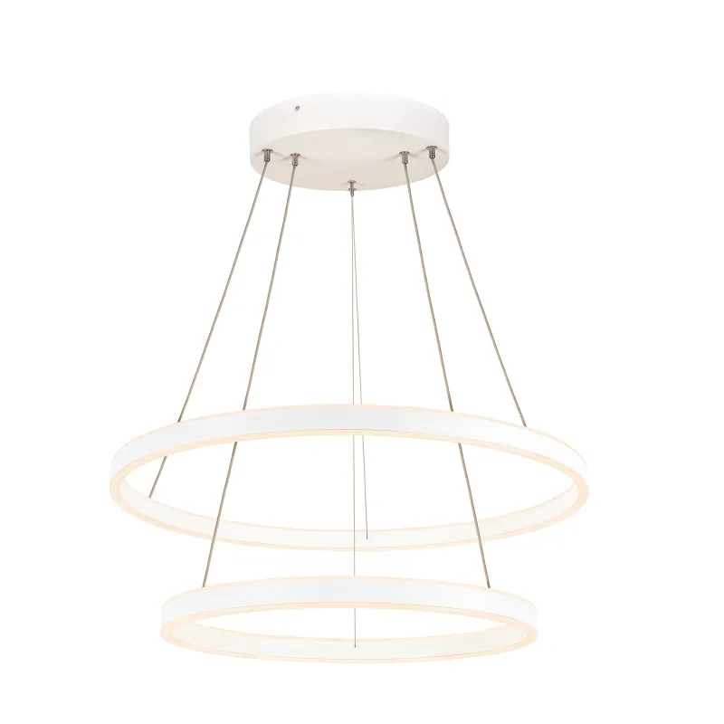 ONE DOUBLE, suspension intérieure, up/down, blanc, LED, 55W, 3000/4000K, interrupteur CCT, variable Dali