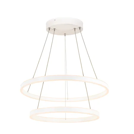 ONE DOUBLE, suspension intérieure, up/down, blanc, LED, 55W, 3000/4000K, interrupteur CCT, variable Dali