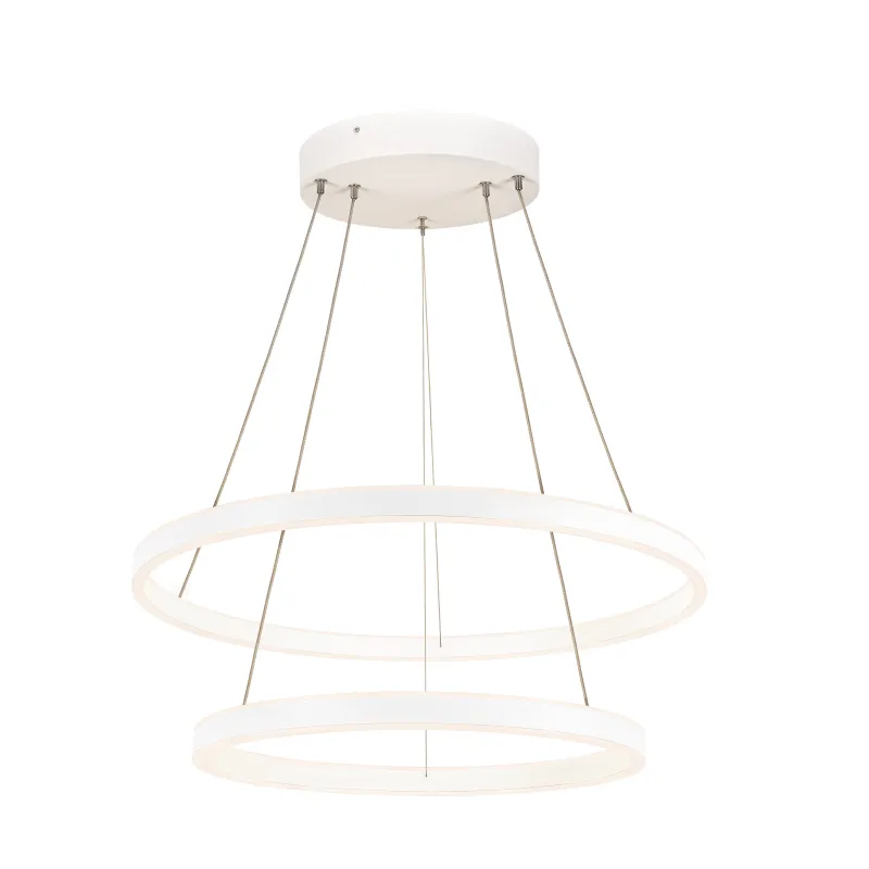 ONE DOUBLE, suspension intérieure, up/down, blanc, LED, 55W, 3000/4000K, interrupteur CCT, variable Dali