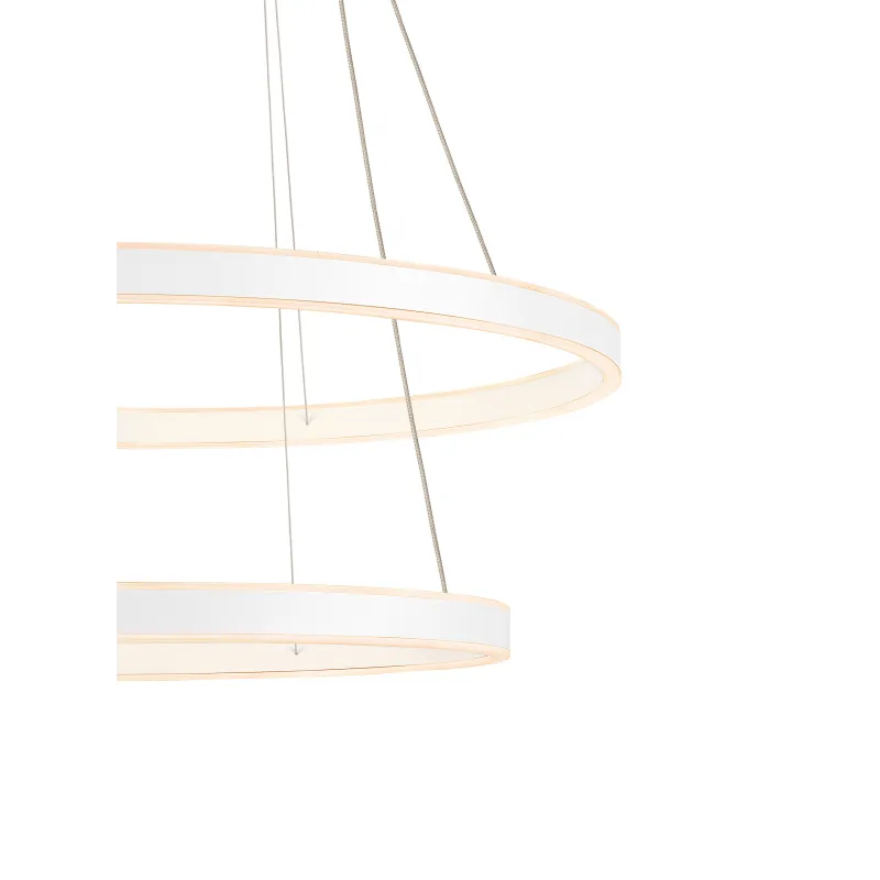 ONE DOUBLE, suspension intérieure, up/down, blanc, LED, 55W, 3000/4000K, interrupteur CCT, variable Dali