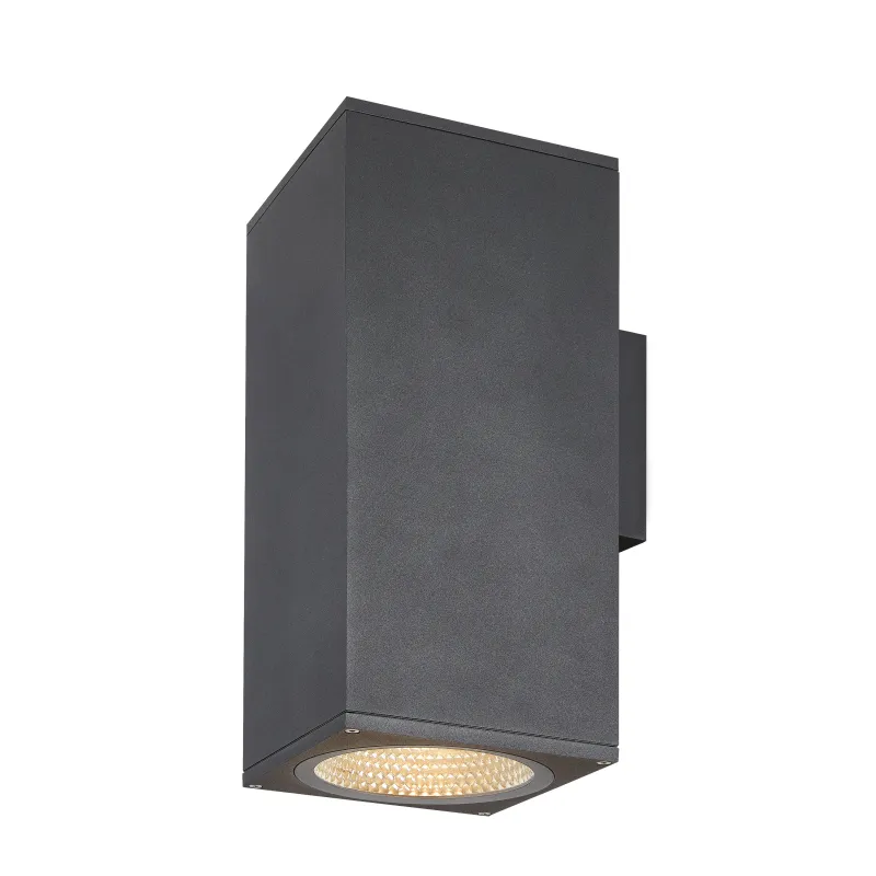 ENOLA SQUARE L UP/DOWN, applique extérieure, carré, L, anthracite, LED, 53W, 3000K/4000K, IP65, up/down