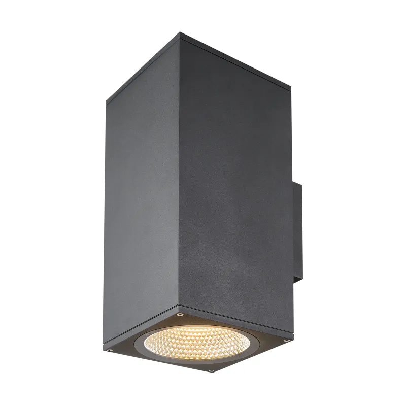 ENOLA SQUARE L UP/DOWN, applique extérieure, carré, L, anthracite, LED, 53W, 3000K/4000K, IP65, up/down