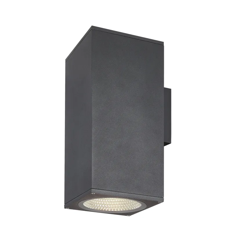 ENOLA SQUARE L UP/DOWN, applique extérieure, carré, L, anthracite, LED, 53W, 3000K/4000K, IP65, up/down