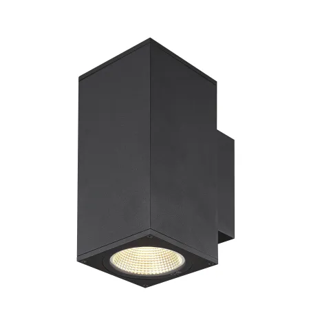 ENOLA SQUARE M UP/DOWN, applique extérieure, carré, M, anthracite, LED, 19W, 3000K/4000K, IP65, up/down