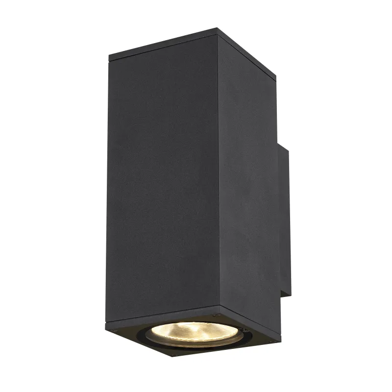 ENOLA SQUARE M UP/DOWN, applique extérieure, carré, M, anthracite, LED, 19W, 3000K/4000K, IP65, up/down