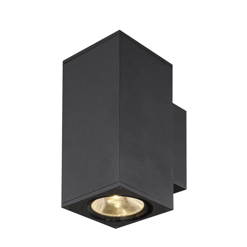 ENOLA SQUARE M UP/DOWN, applique extérieure, carré, M, anthracite, LED, 19W, 3000K/4000K, IP65, up/down