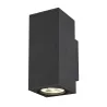 ENOLA SQUARE M UP/DOWN, applique extérieure, carré, M, anthracite, LED, 19W, 3000K/4000K, IP65, up/down