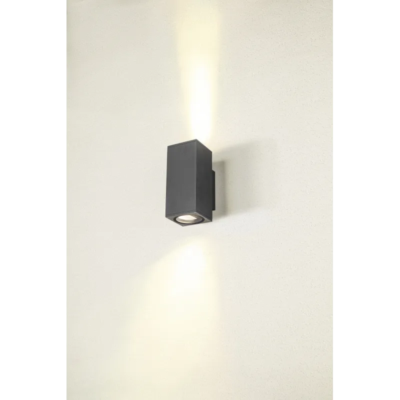 ENOLA SQUARE M UP/DOWN, applique extérieure, carré, M, anthracite, LED, 19W, 3000K/4000K, IP65, up/down
