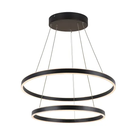 ONE DOUBLE, suspension intérieure, up/down, noir, LED, 55W, 3000/4000K, interrupteur CCT, variable Dali