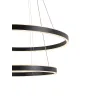 ONE DOUBLE, suspension intérieure, up/down, noir, LED, 55W, 3000/4000K, interrupteur CCT, variable Dali