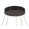 ONE DOUBLE, suspension intérieure, up/down, noir, LED, 55W, 3000/4000K, interrupteur CCT, variable Dali