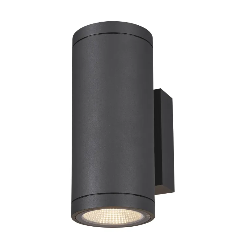 ENOLA ROUND M UP/DOWN, applique extérieure, rond, M, anthracite, LED, 19W, 3000K/4000K, IP65, up/down