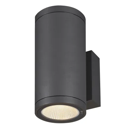 ENOLA ROUND M UP/DOWN, applique extérieure, rond, M, anthracite, LED, 19W, 3000K/4000K, IP65, up/down