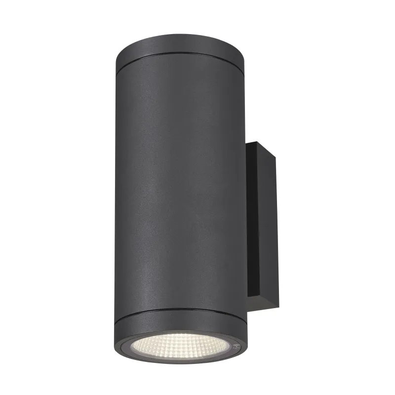 ENOLA ROUND M UP/DOWN, applique extérieure, rond, M, anthracite, LED, 19W, 3000K/4000K, IP65, up/down