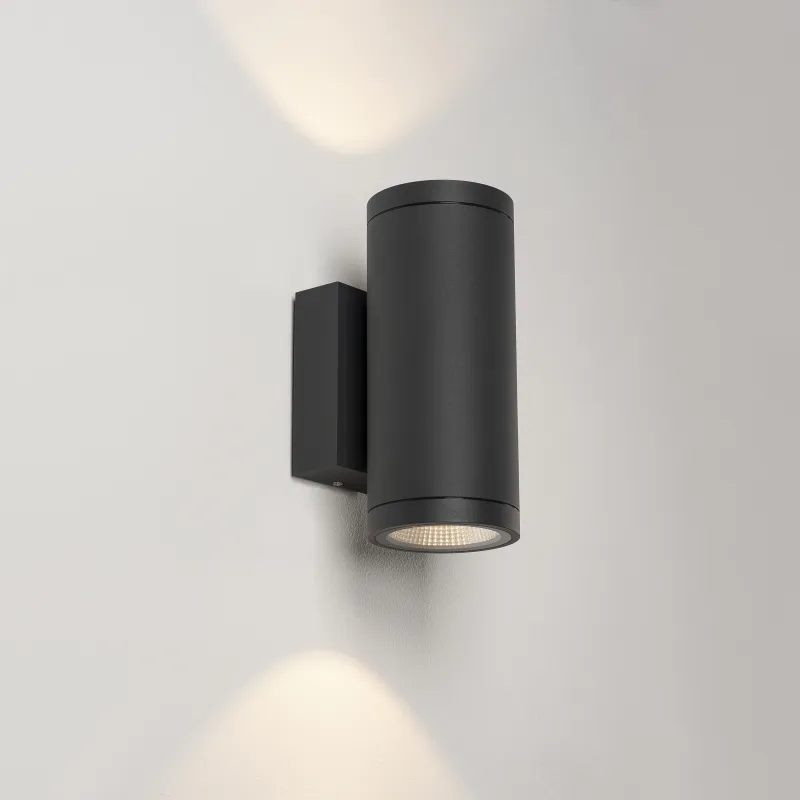 ENOLA ROUND M UP/DOWN, applique extérieure, rond, M, anthracite, LED, 19W, 3000K/4000K, IP65, up/down