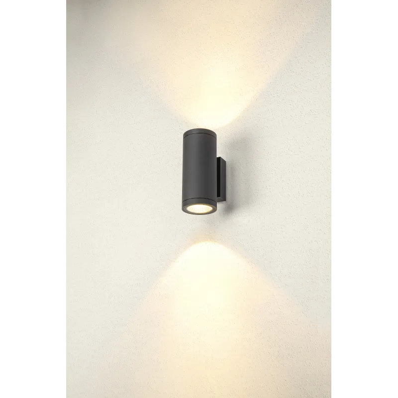 ENOLA ROUND M UP/DOWN, applique extérieure, rond, M, anthracite, LED, 19W, 3000K/4000K, IP65, up/down