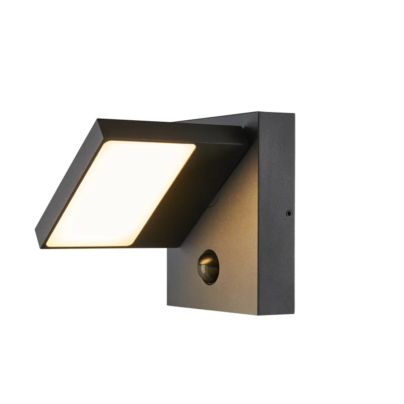 ABRIDOR SENSOR, applique extérieure, anthracite, LED, 14W, 3000K/4000K, IP54, détecteur de mouvements
