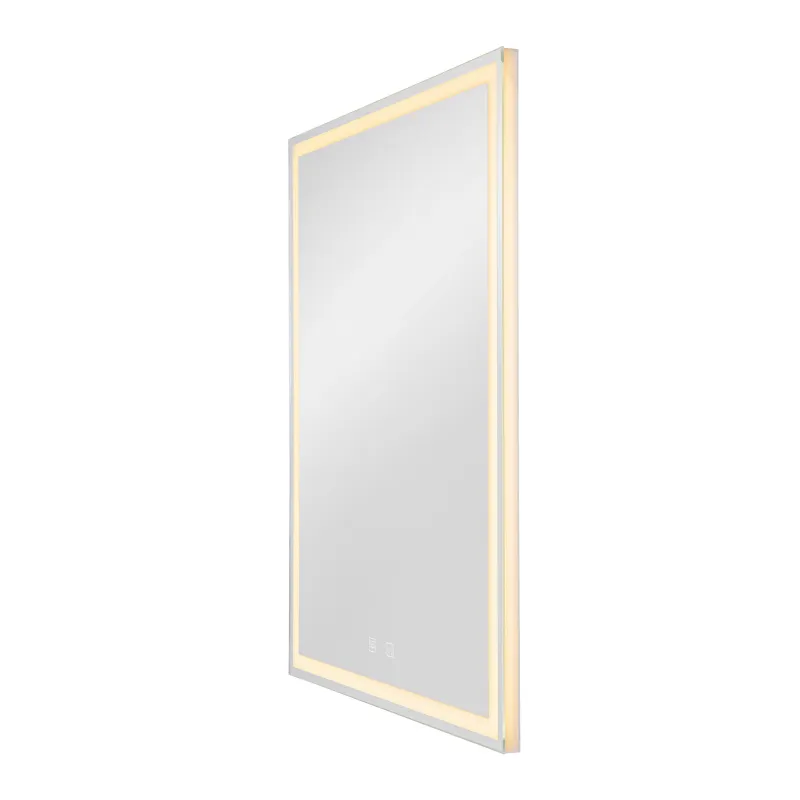 TRUKKO, applique intérieure, miroir, rectangulaire, argent, LED, 25W, 3000/4000/6500K, IP44, variable